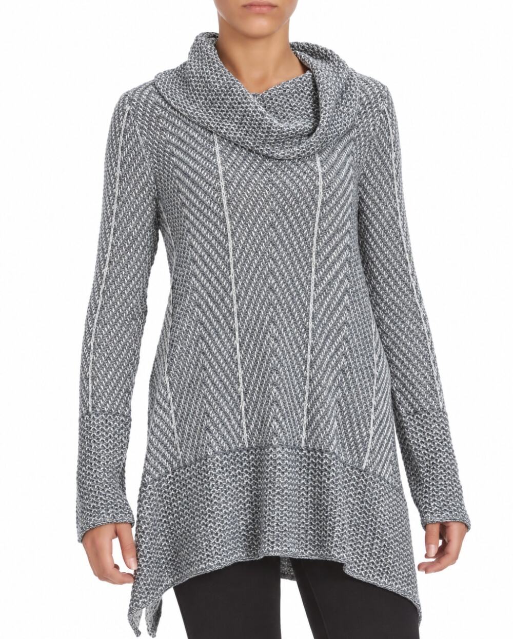 Eight Eight Eight 100% Cotton Cowl Neck Tunic Sweater Medium